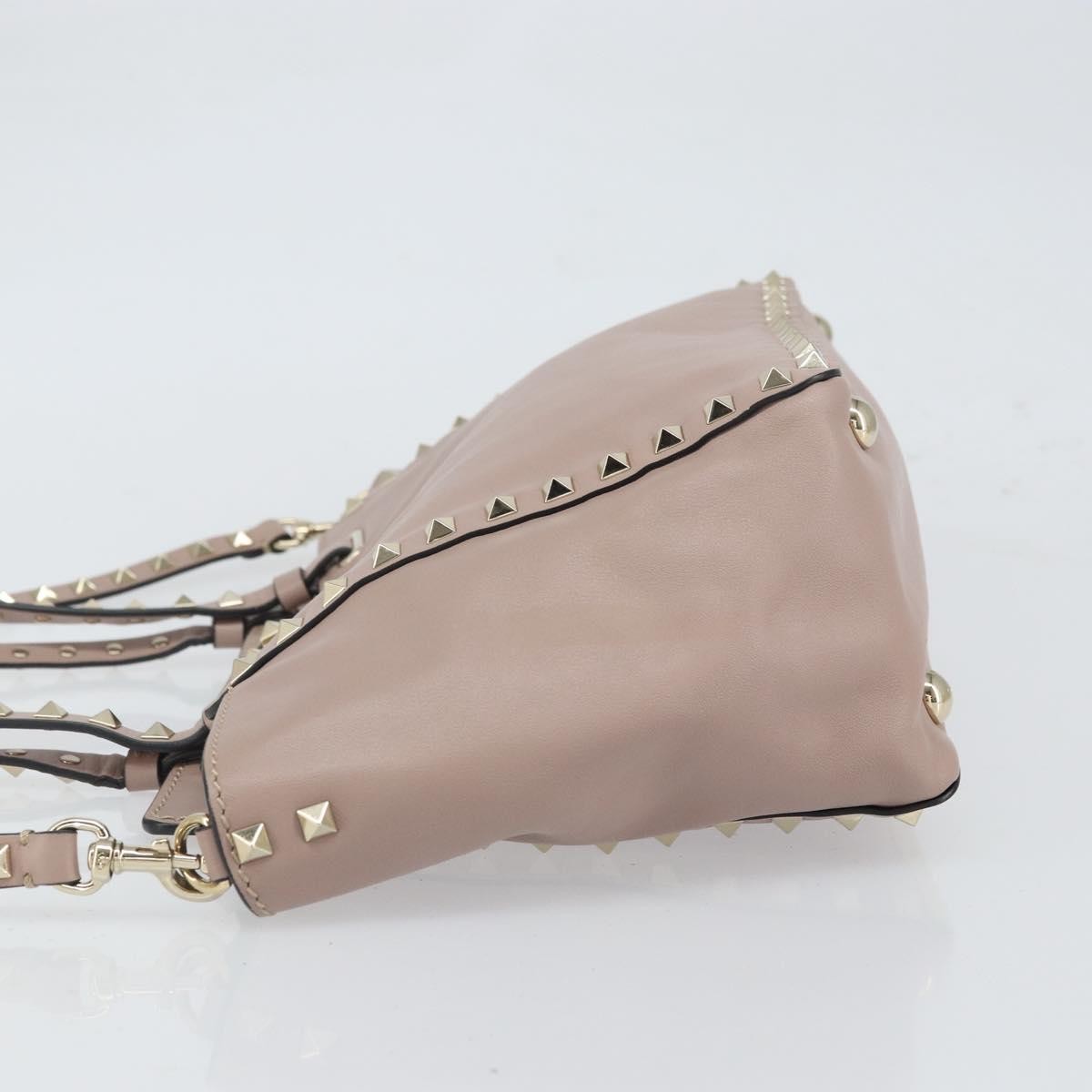Valentino Garavani Rockstud Tote Soft Leather, PINK, LEATHER, Tote bag