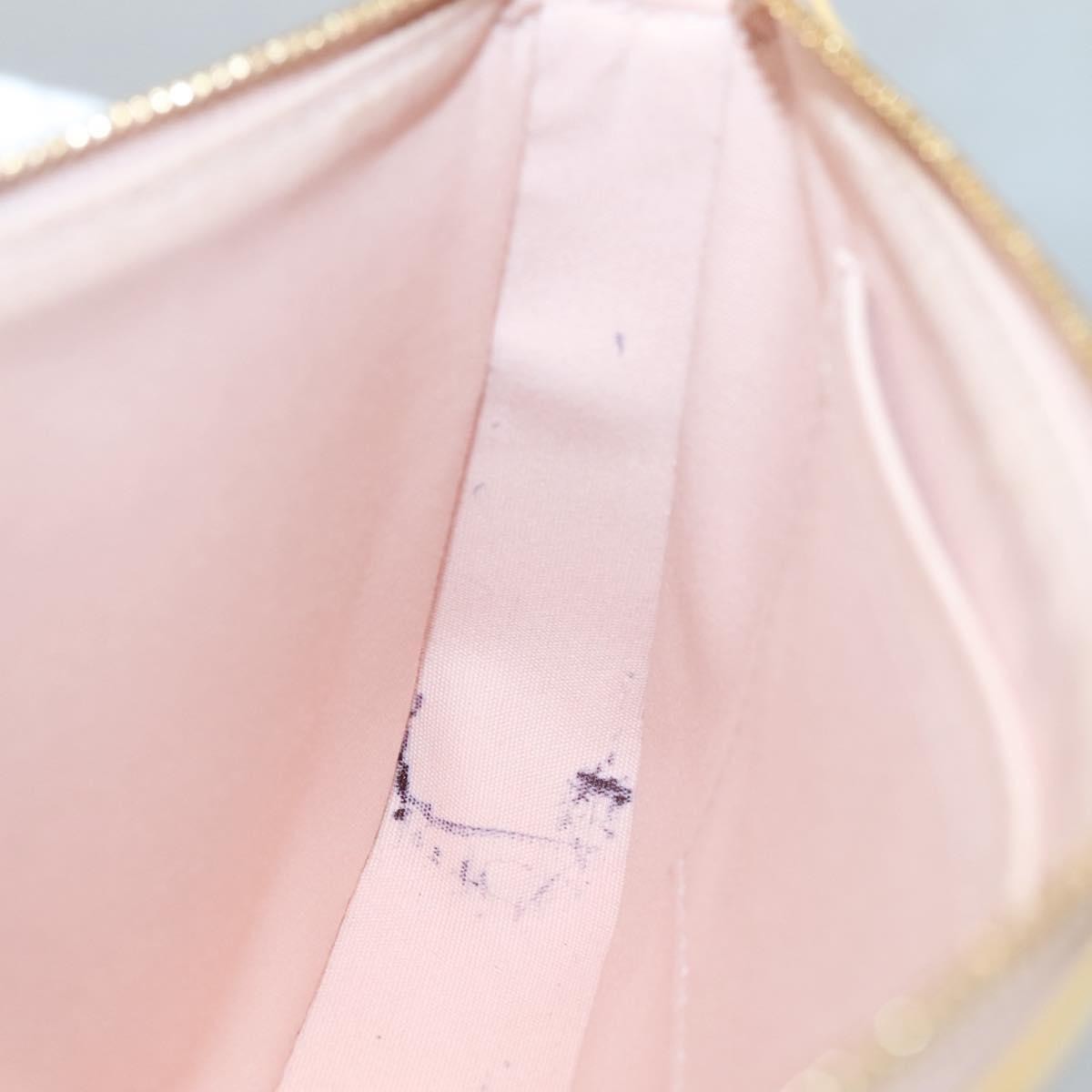 Louis Vuitton Pochette Accessoires NM Monogram Vernis, BEIGE, PATENT_LEATHER, Clutche & pouche