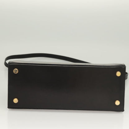 Salvatore Ferragamo Convertible Vara Bow Tote Leather, BLACK, LEATHER, Handbag