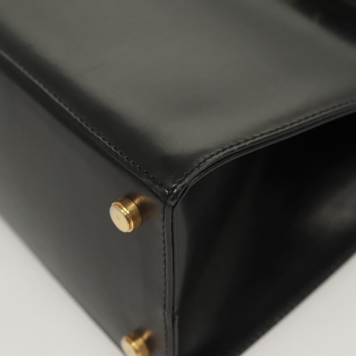 Salvatore Ferragamo Convertible Vara Bow Tote Leather, BLACK, LEATHER, Handbag