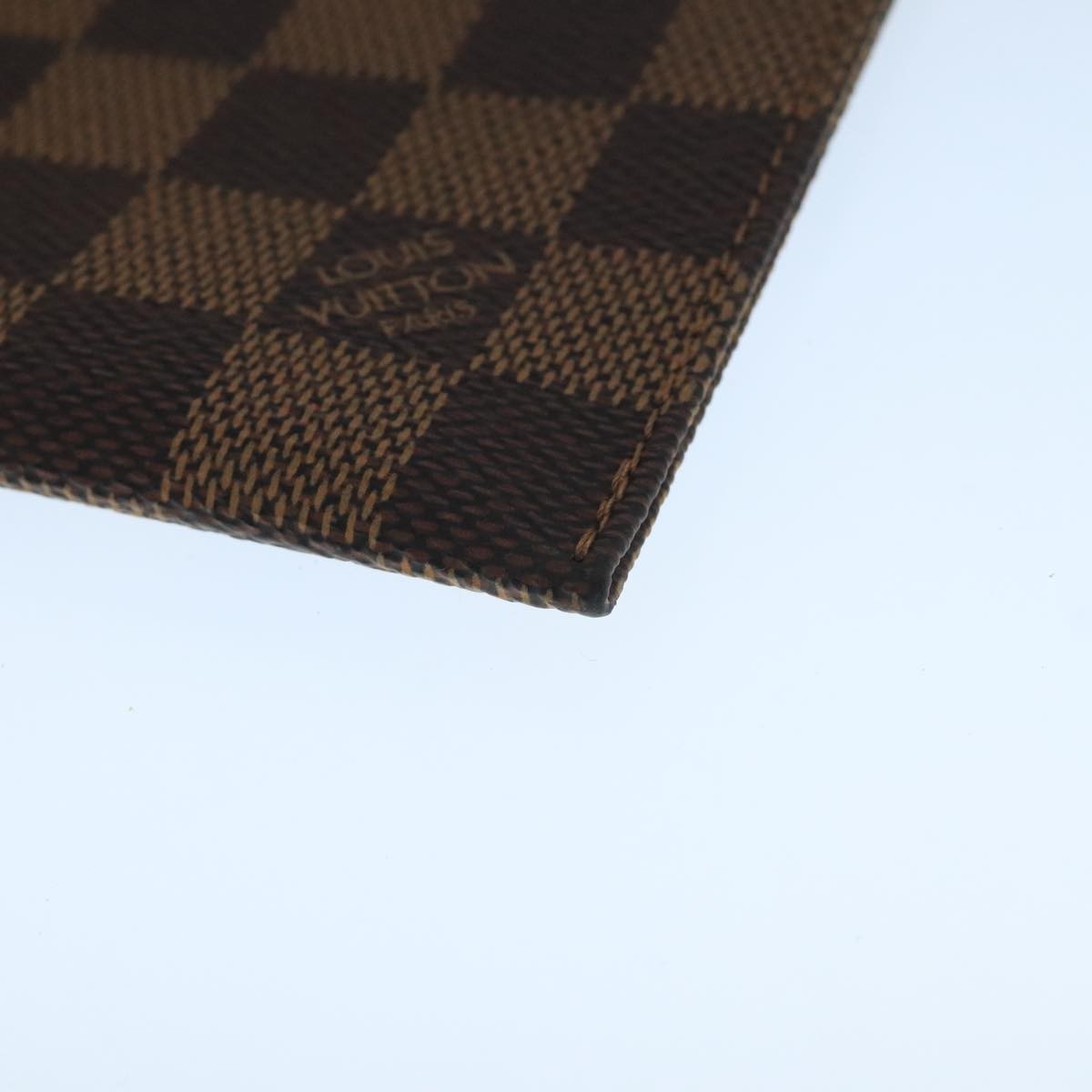 Louis Vuitton Clifton Pouch Damier, Brown, Canvas, Clutch