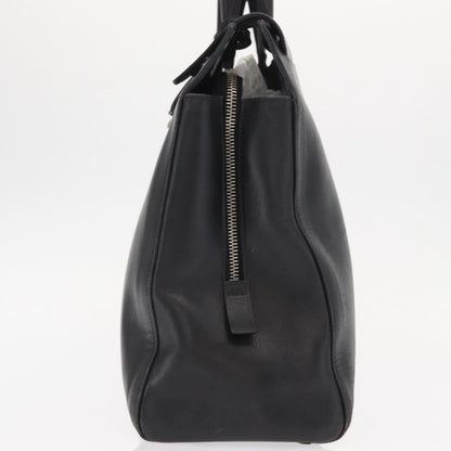 Prada Vintage Briefcase Leather, BLACK, LEATHER, Briefcase