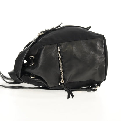 Prada Buckle Backpack Quilted Tessuto, BLACK, NYLON, Backpack