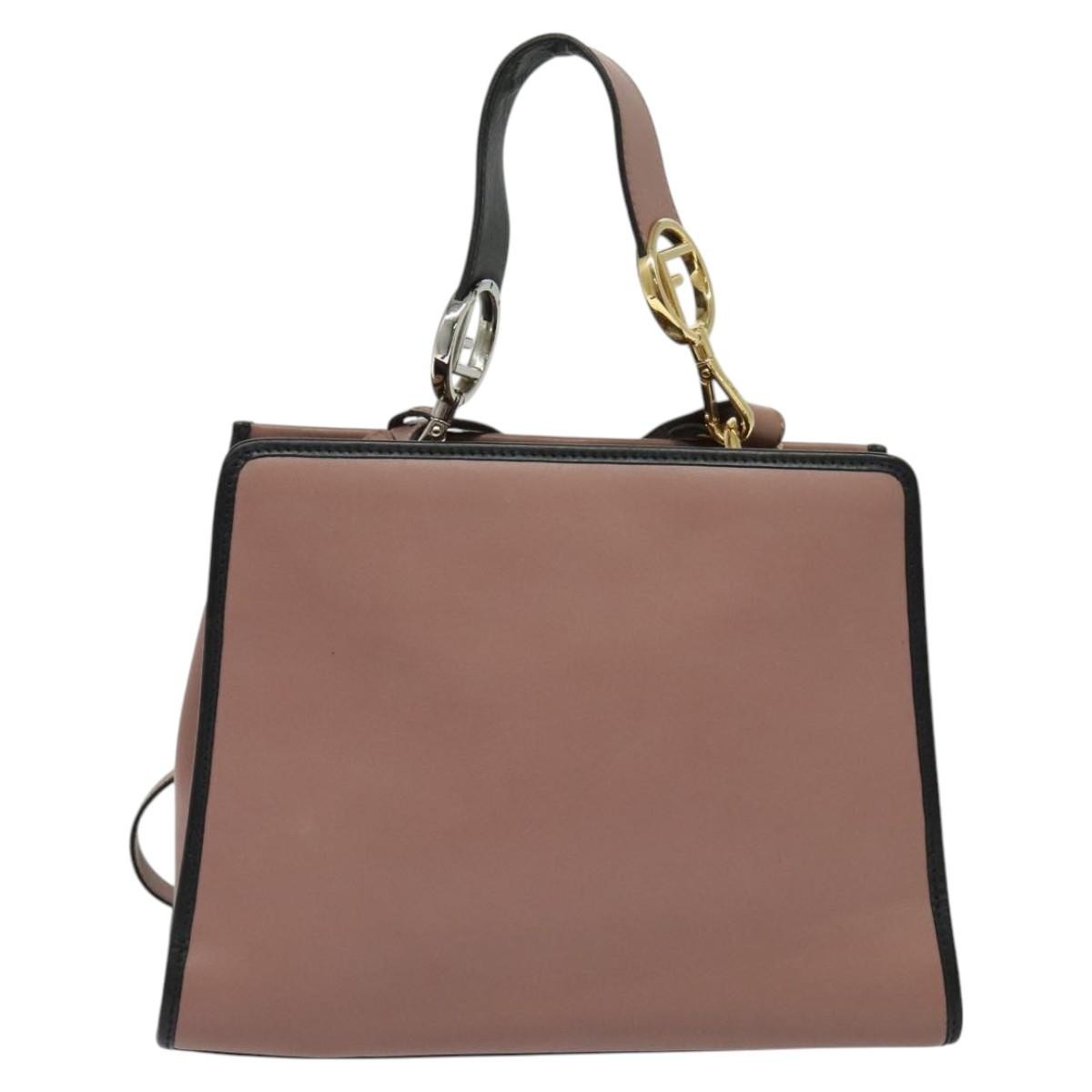 Fendi Runaway Bag Leather, PINK, LEATHER, Handbag