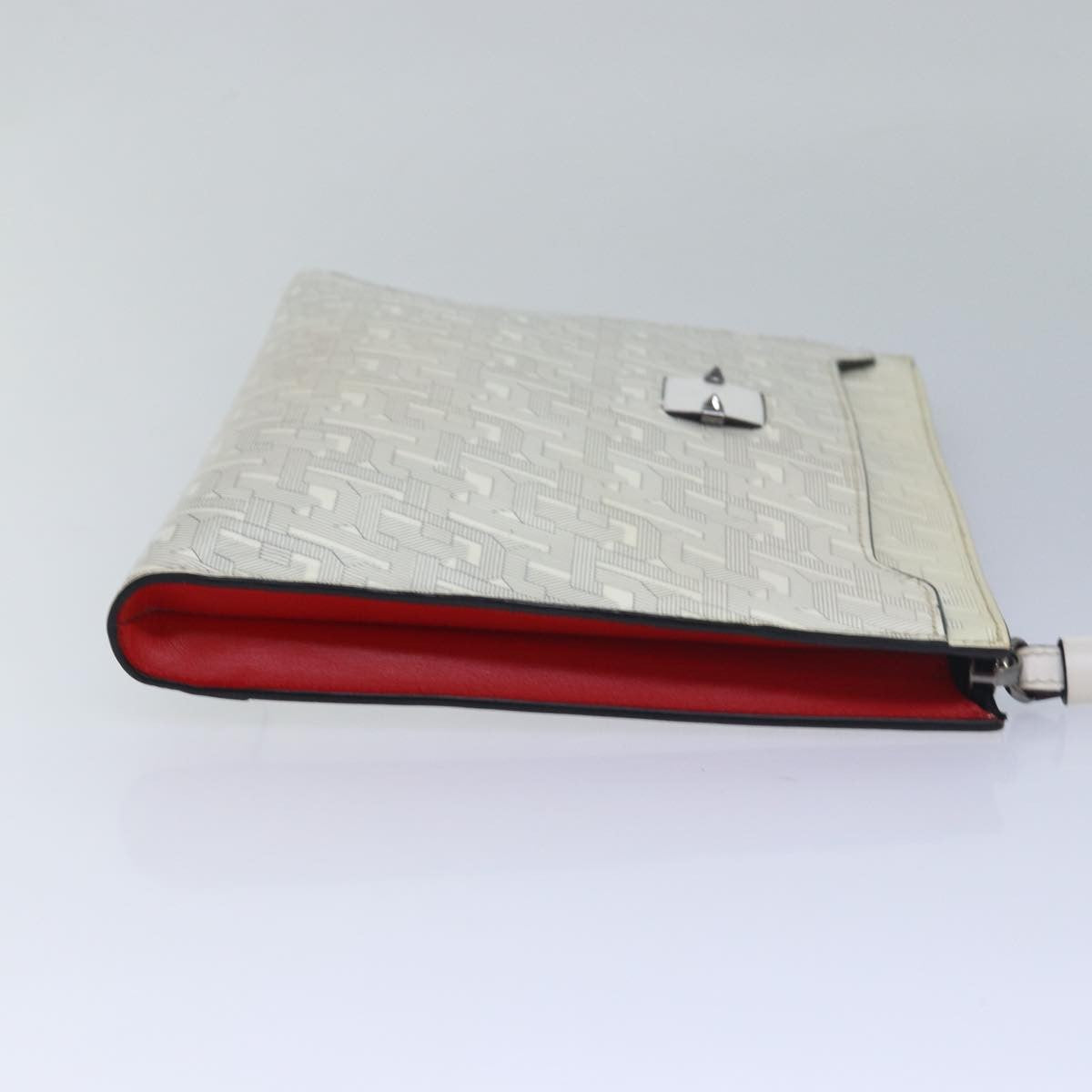 Christian Louboutin Loubiclutch Printed Patent, WHITE, PATENT_LEATHER, Clutche & pouche