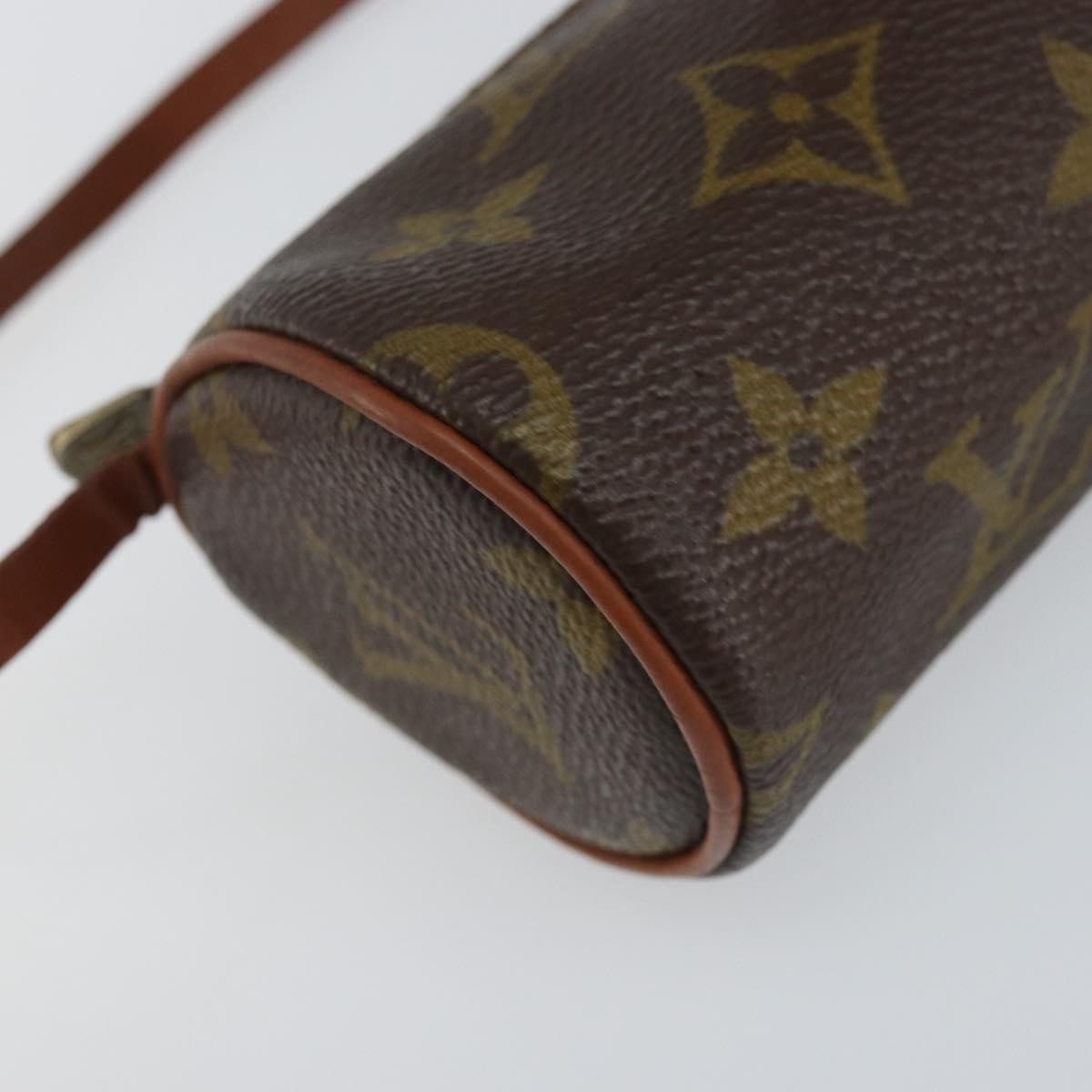 Louis Vuitton Papillon Pochette Monogram Canvas, BROWN, CANVAS, Clutche & pouche
