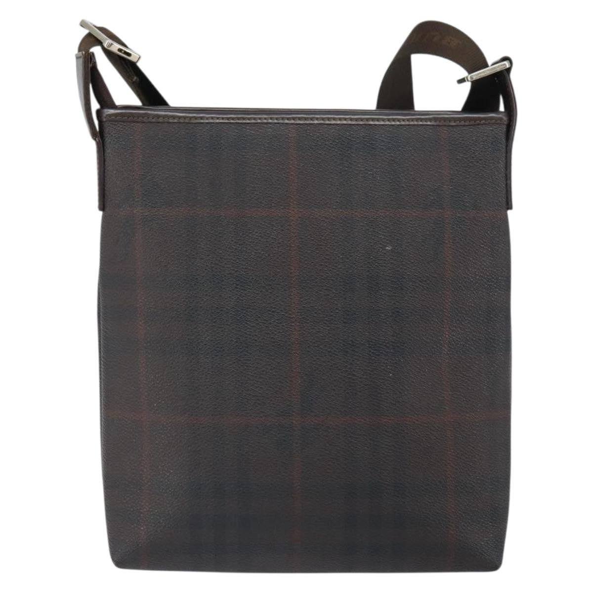 Burberry Nova check Shoulder bag Canvas, BLACK, CANVAS, Shoulder bag