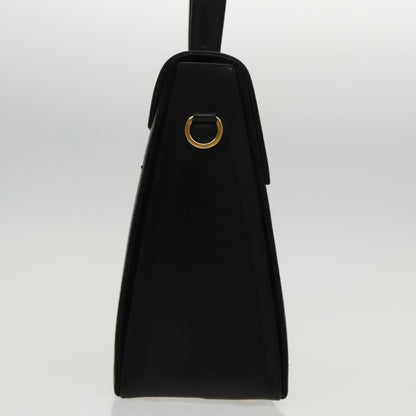 Salvatore Ferragamo Gancini Convertible Top Handle Bag Leather, BLACK, LEATHER, Handbag