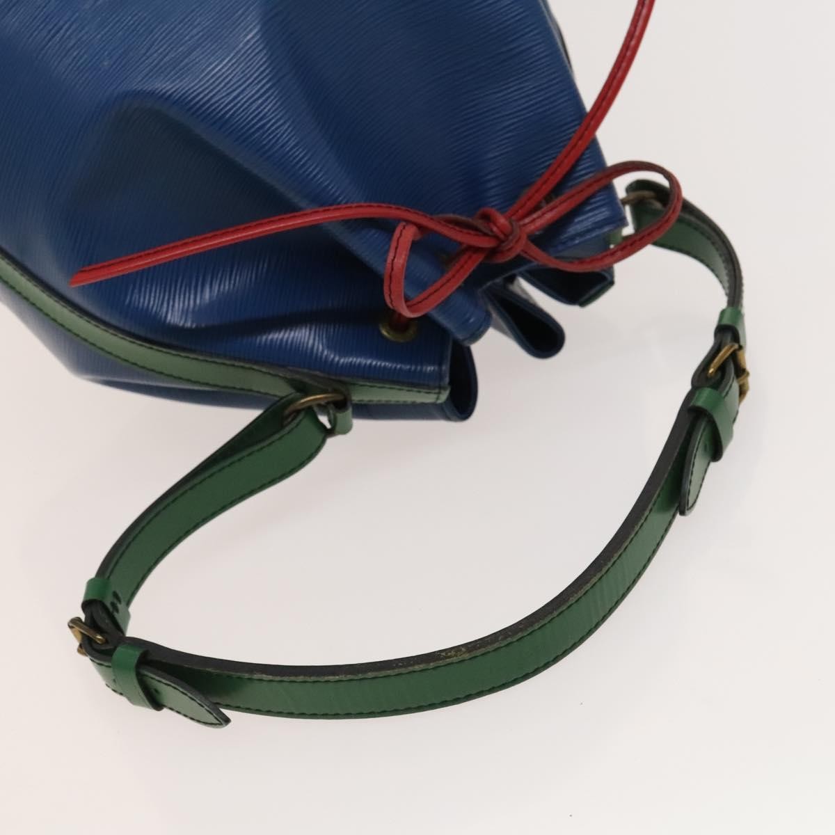Louis Vuitton Tricolor Noe Handbag Epi Leather, BLUE, LEATHER, Handbag