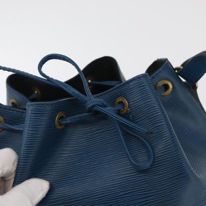 Louis Vuitton Petit Noe Handbag Epi Leather, Blue, Leather, Shoulder Bag