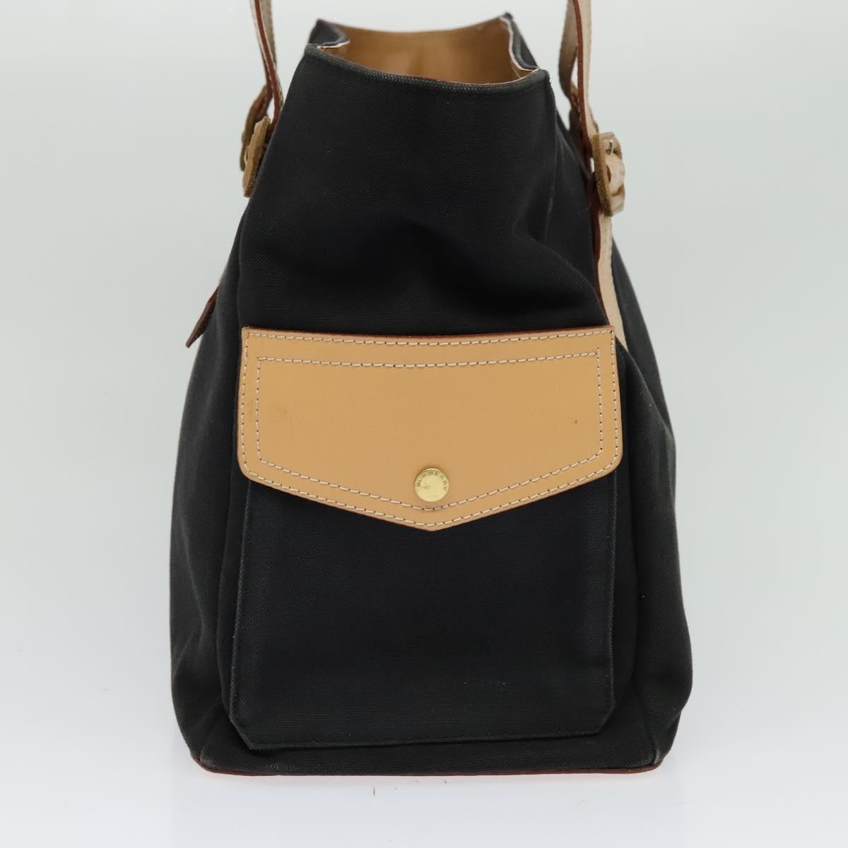Burberry Vintage Tote Canvas, BLACK, CANVAS, Tote bag