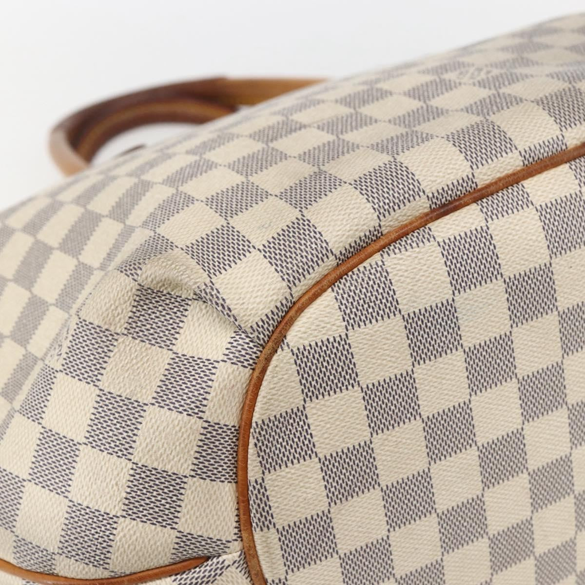 Louis Vuitton Riviera Handbag Damier, WHITE, CANVAS, Handbag
