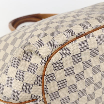 Louis Vuitton Riviera Handbag Damier, WHITE, CANVAS, Handbag