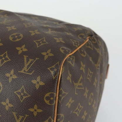 Louis Vuitton Keepall Bag Monogram Canvas, BROWN, CANVAS, Travel bag