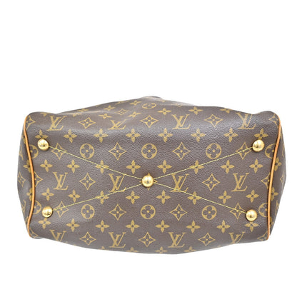 Louis Vuitton Tivoli Handbag Monogram Canvas, BROWN, CANVAS, Shoulder bag