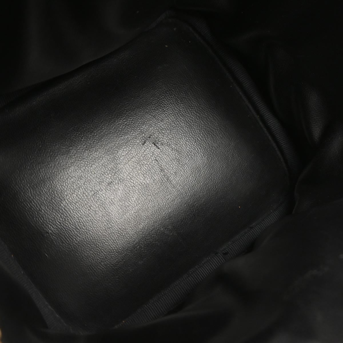 Chanel Vintage Timeless Cosmetic Case Caviar, BLACK, LEATHER, Handbag