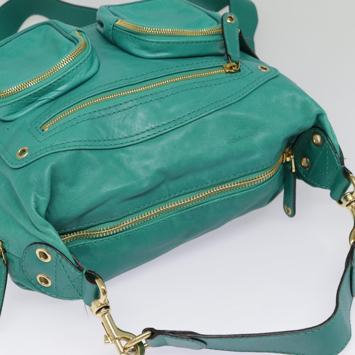 Gucci Darwin Convertible Backpack Leather, GREEN, LEATHER, Backpack