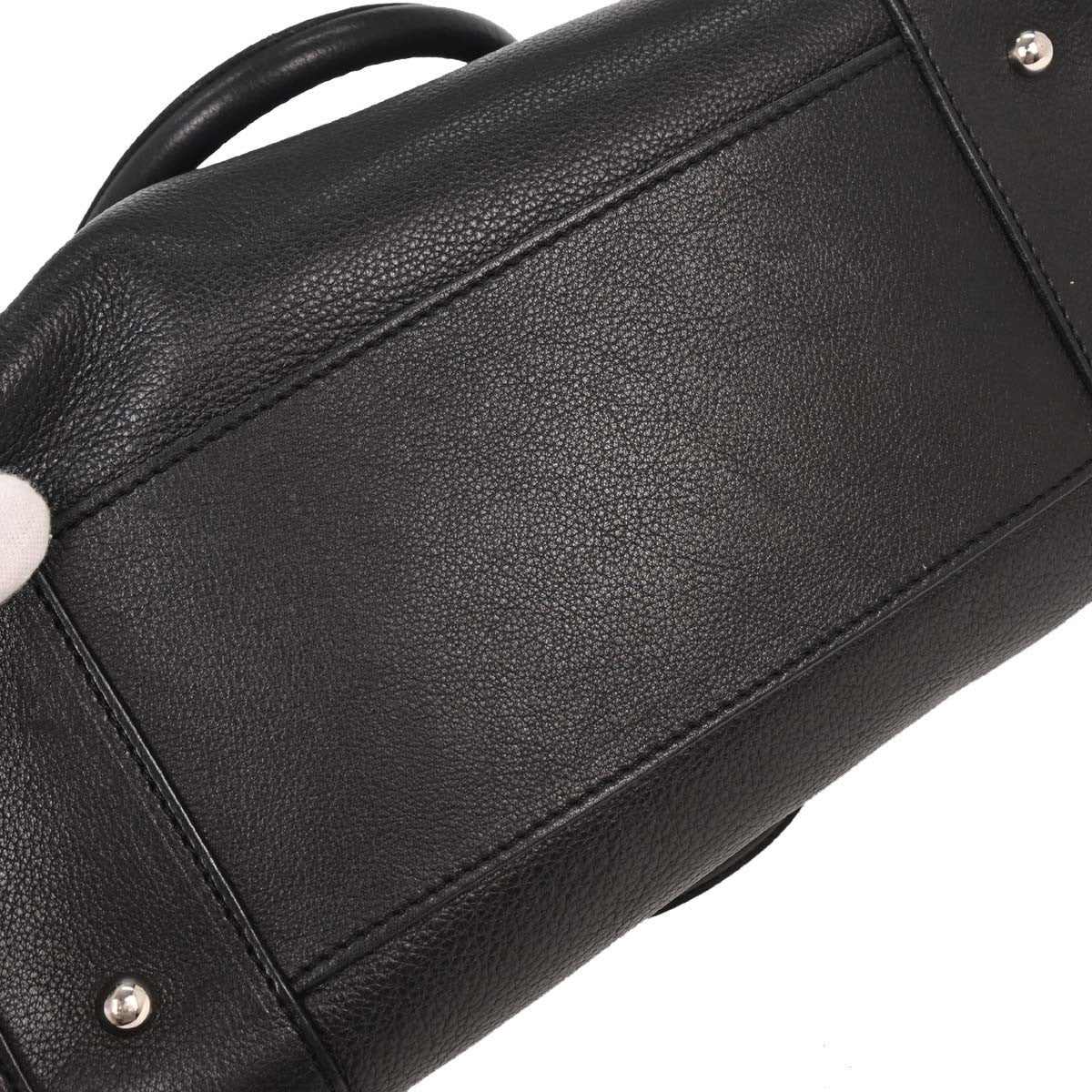Loewe Amazona Bag Leather, BLACK, LEATHER, Handbag