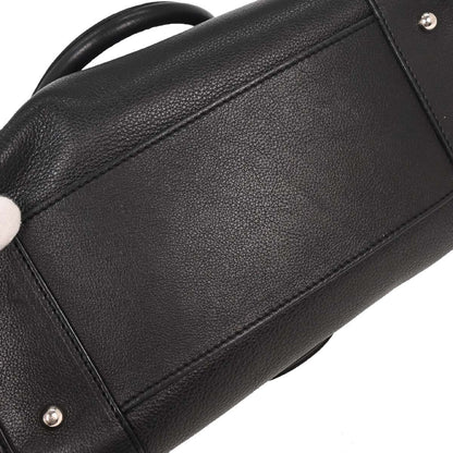 Loewe Amazona Bag Leather, BLACK, LEATHER, Handbag