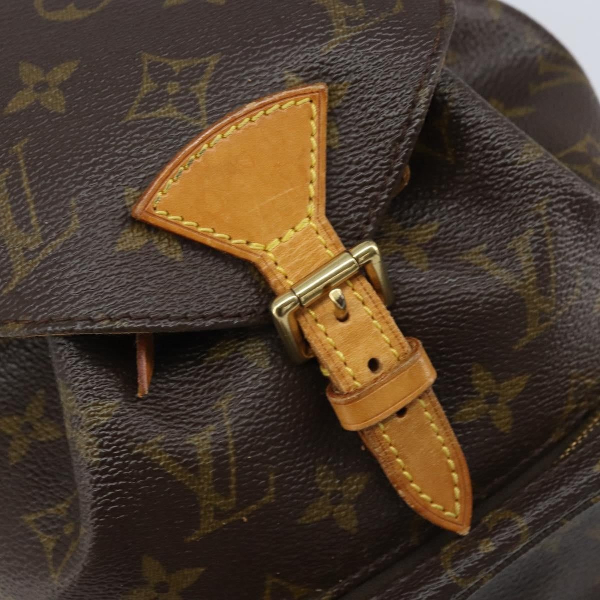 Louis Vuitton Vintage Montsouris Backpack Monogram Canvas, Brown, Canvas, Handbag