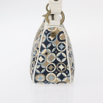 Celine Vintage Pochette Shoulder Bag Canvas, NAVY, CANVAS, Clutche & pouche