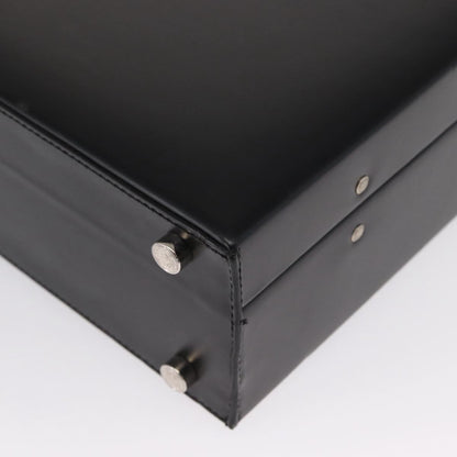 Loewe Anagram Business Leather, BLACK, LEATHER, Briefcase