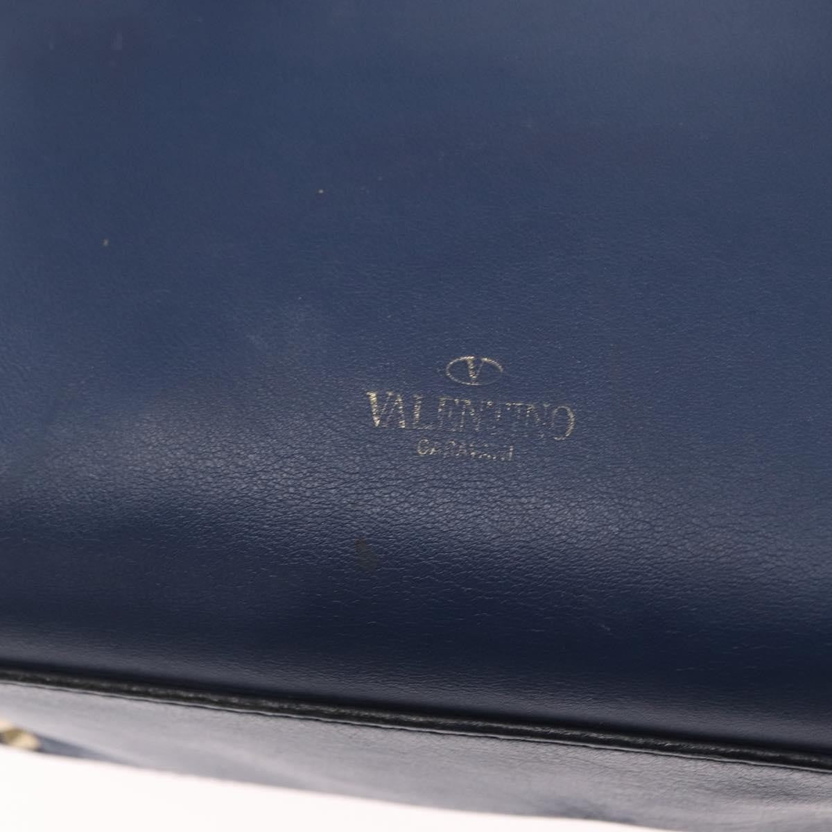 Valentino Garavani Rockstud Tote Rigid Leather, BLUE, LEATHER, Handbag