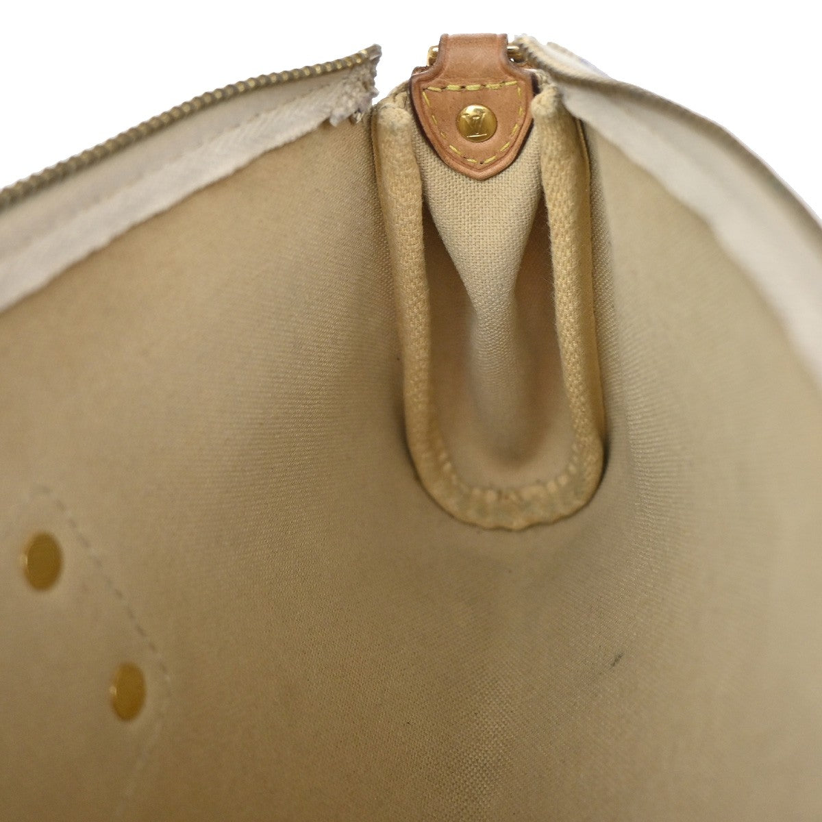 Louis Vuitton Eva Handbag Damier, WHITE, CANVAS, Handbag