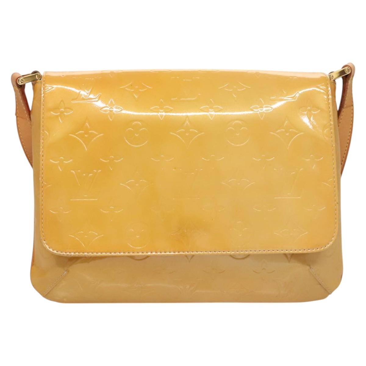 Louis Vuitton Thompson Street Handbag Monogram Vernis, BEIGE, PATENT_LEATHER, Handbag