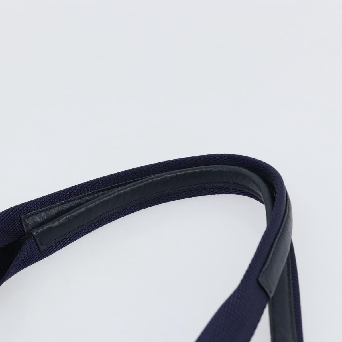 Prada Zip Around Tote Tessuto, Navy, Nylon, Handbag
