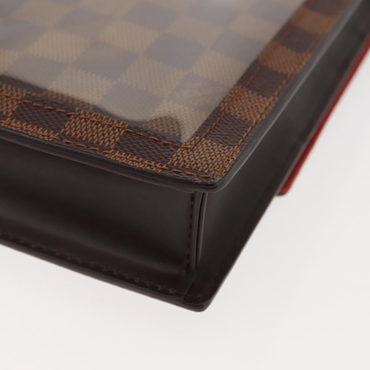 Louis Vuitton Portobello Messenger Damier, Brown, Canvas, Shoulder Bag