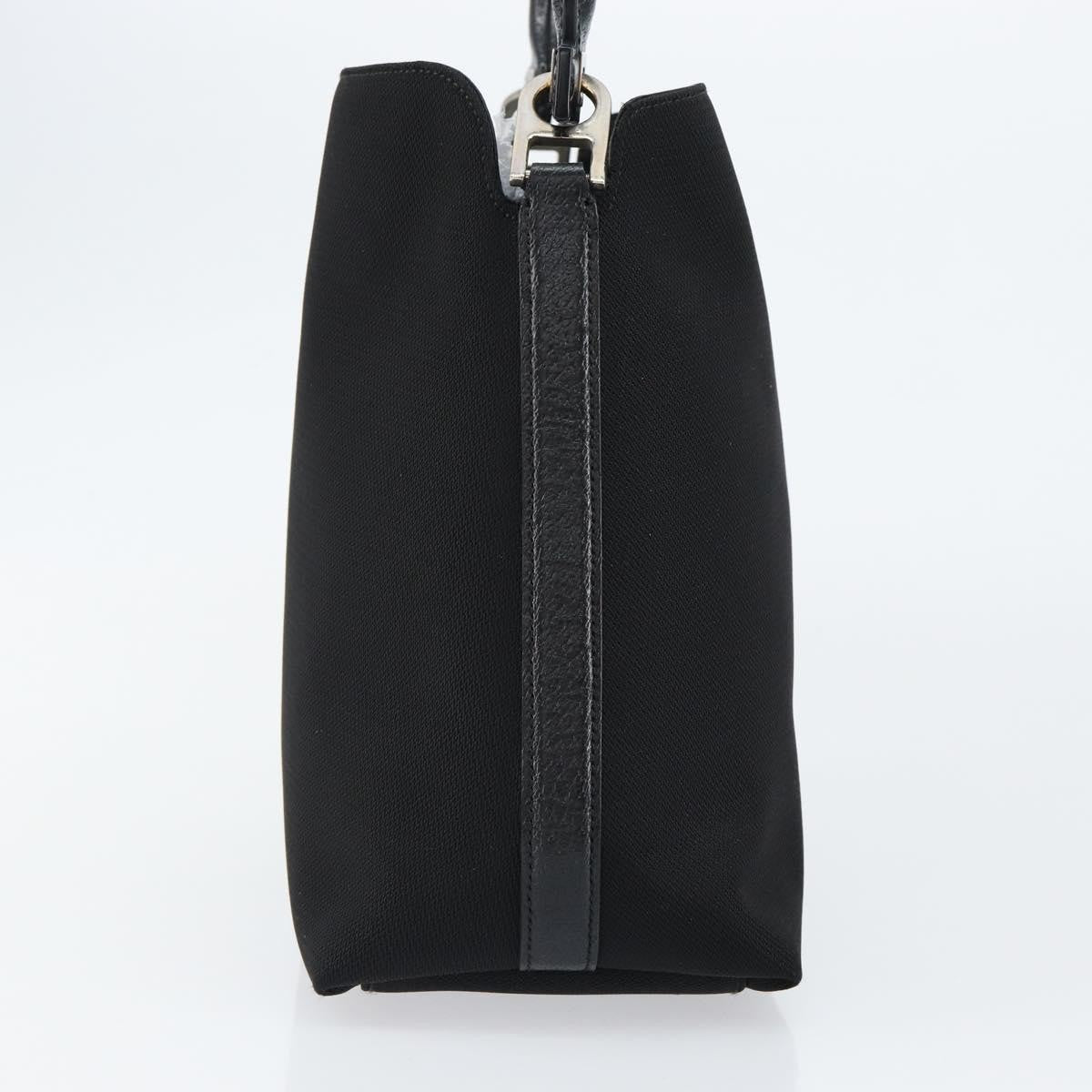 Salvatore Ferragamo Vintage Handbag Nylon, Black, Nylon, Handbag