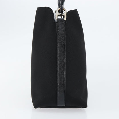 Salvatore Ferragamo Vintage Handbag Nylon, Black, Nylon, Handbag