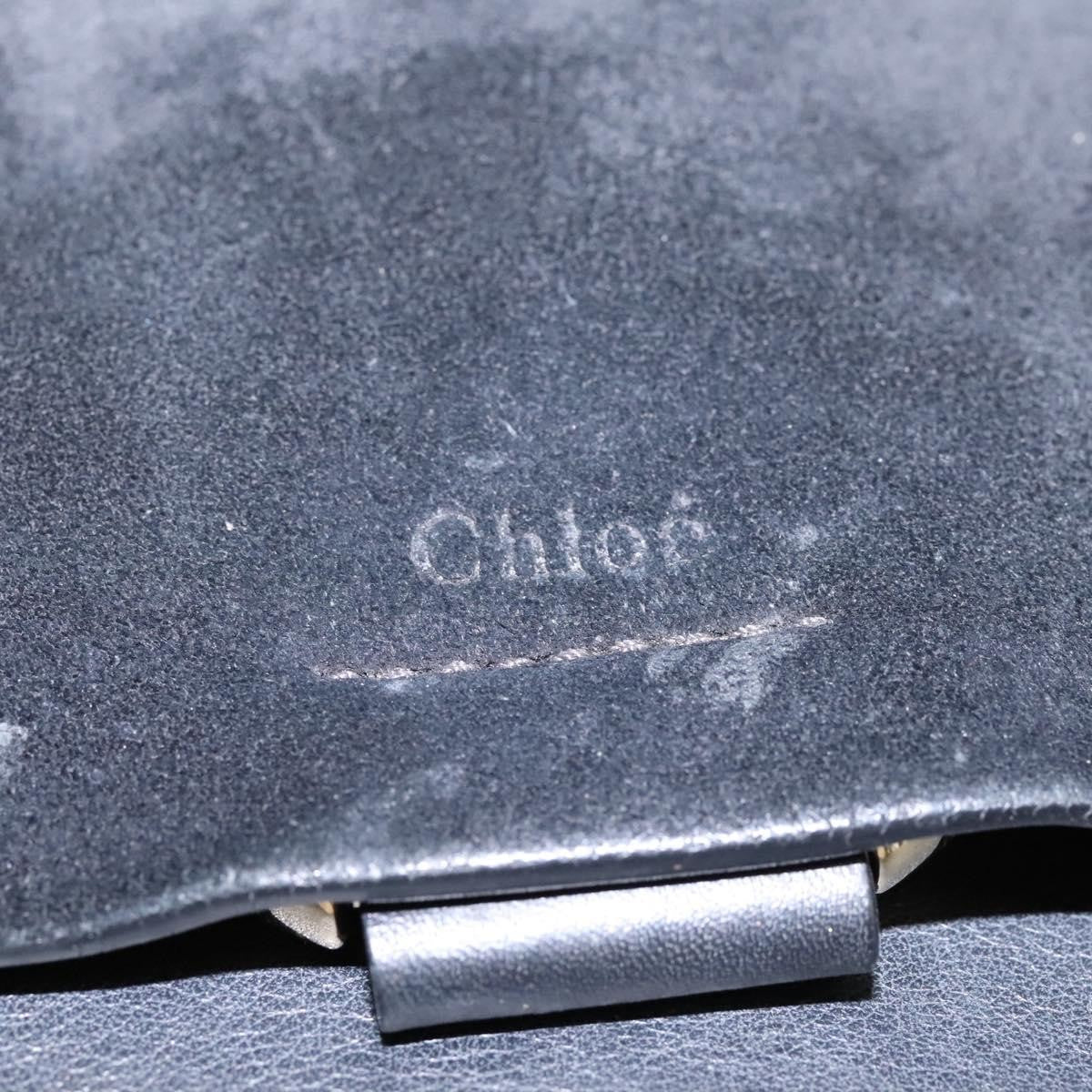 Chloe Faye Shoulder Bag Leather and Suede, BLACK, SUEDE, Shoulder bag