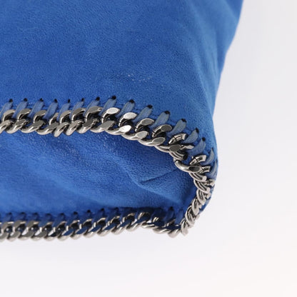 Stella McCartney Falabella Tote Shaggy Deer, BLUE, POLYESTER, Tote bag