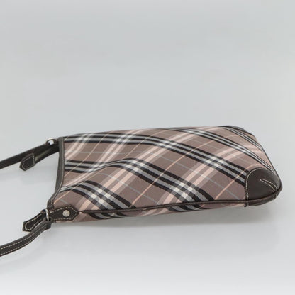 Burberry Nova Check Blue Label Canvas, PINK, CANVAS, Shoulder bag