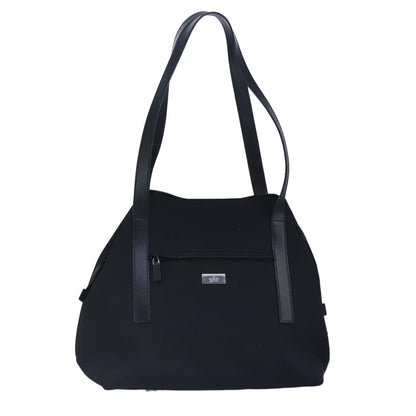 Gucci Gucci logo shoulder bag Canvas, BLACK, CANVAS, Shoulder bag