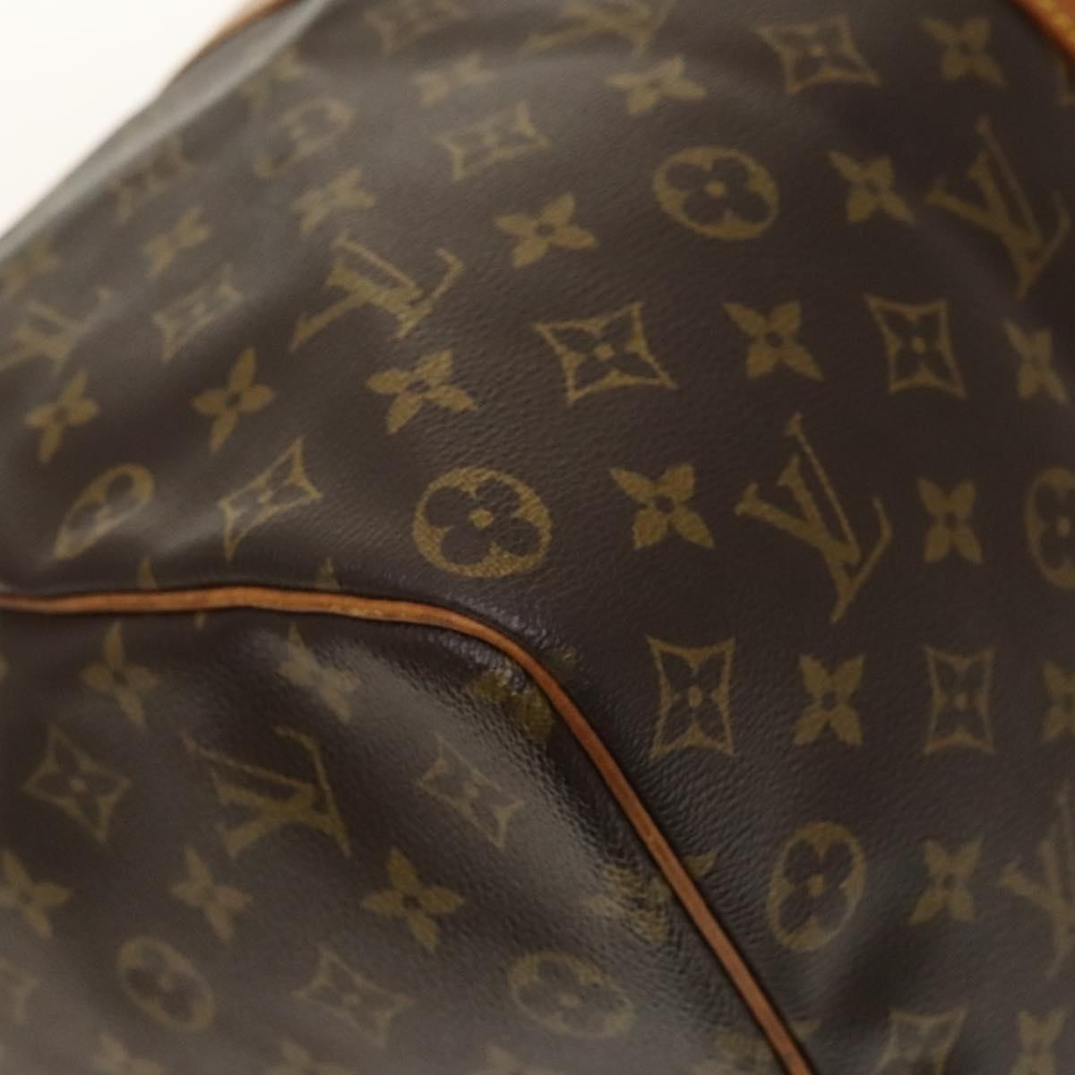 Louis Vuitton Keepall Bag Monogram Canvas, BROWN, CANVAS, Travel bag