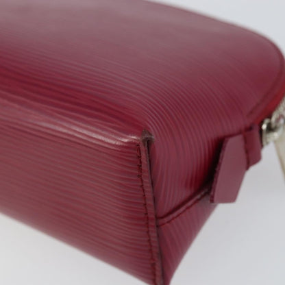 Louis Vuitton Cosmetic Pouch Epi Leather, PINK, LEATHER, Clutche & pouche