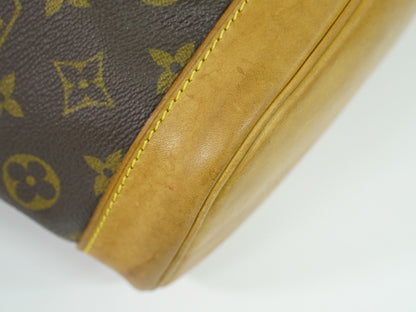 Louis Vuitton Vintage Montsouris Backpack Monogram Canvas, BROWN, CANVAS, Backpack