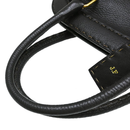 Fendi Selleria Frame Doctor Bag Leather, Brown, Leather, Handbag