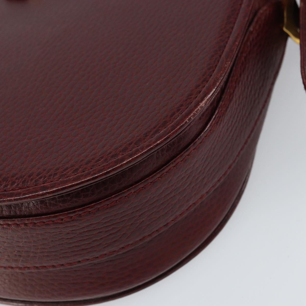 cartier Must de Cartier Shoulder Bag Leather, BURGUNDY, LEATHER, Shoulder bag