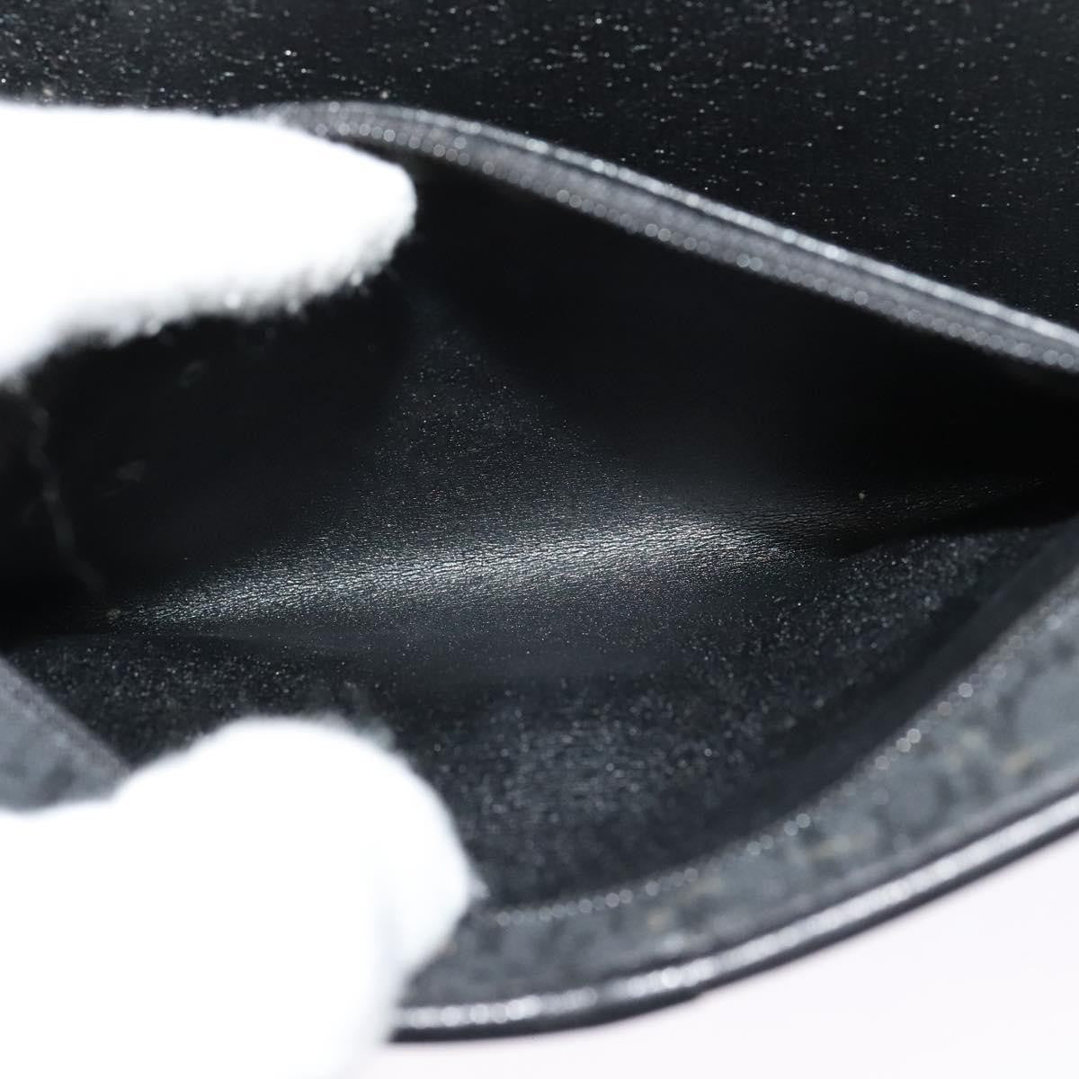 Christian Dior Vintage Trotter Flap Crossbody Bag Canvas, BLACK, CANVAS, Shoulder bag