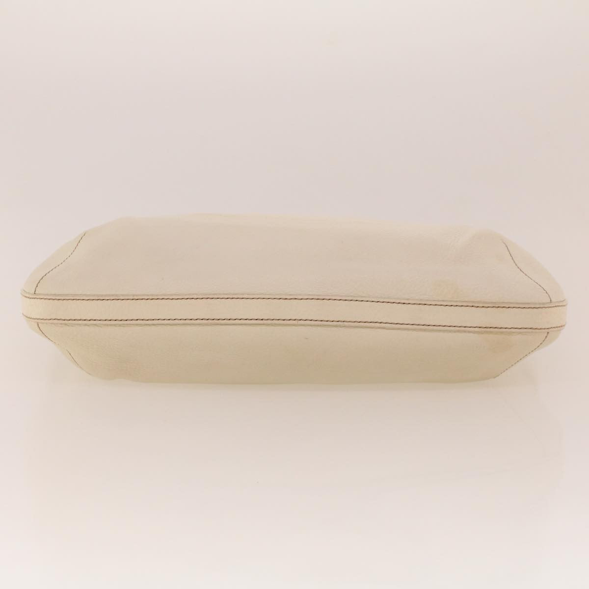 Prada Vintage Shoulder Bag Leather, White, Leather, Shoulder Bag