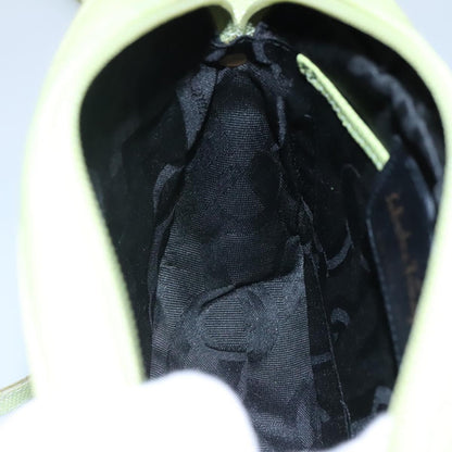 Salvatore Ferragamo Vala Shoulder Bag Leather, GREEN, LEATHER, Shoulder bag