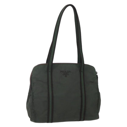 Prada Vintage Tote Tessuto, Khaki, Nylon, Tote Bag