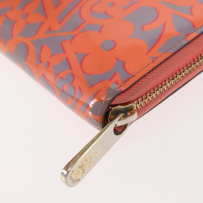 Louis Vuitton Zippy Wallet NM Monogram Patent, ORANGE, PATENT_LEATHER, Wallets