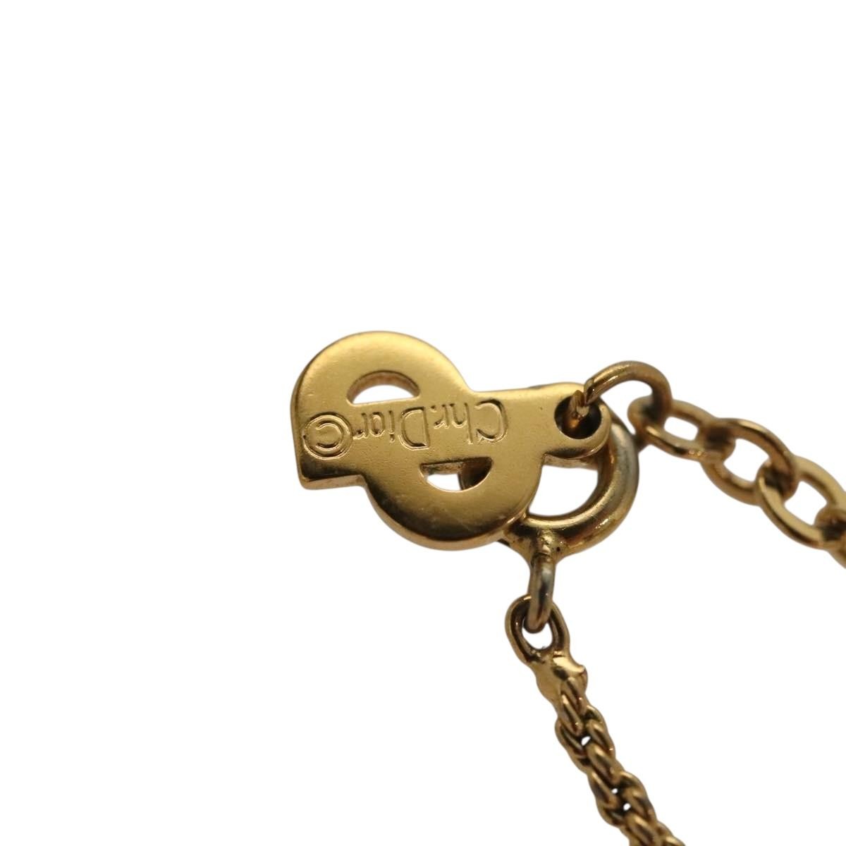 Christian Dior CD Pendant Necklace Gold-plated, GOLD, METAL, Necklace