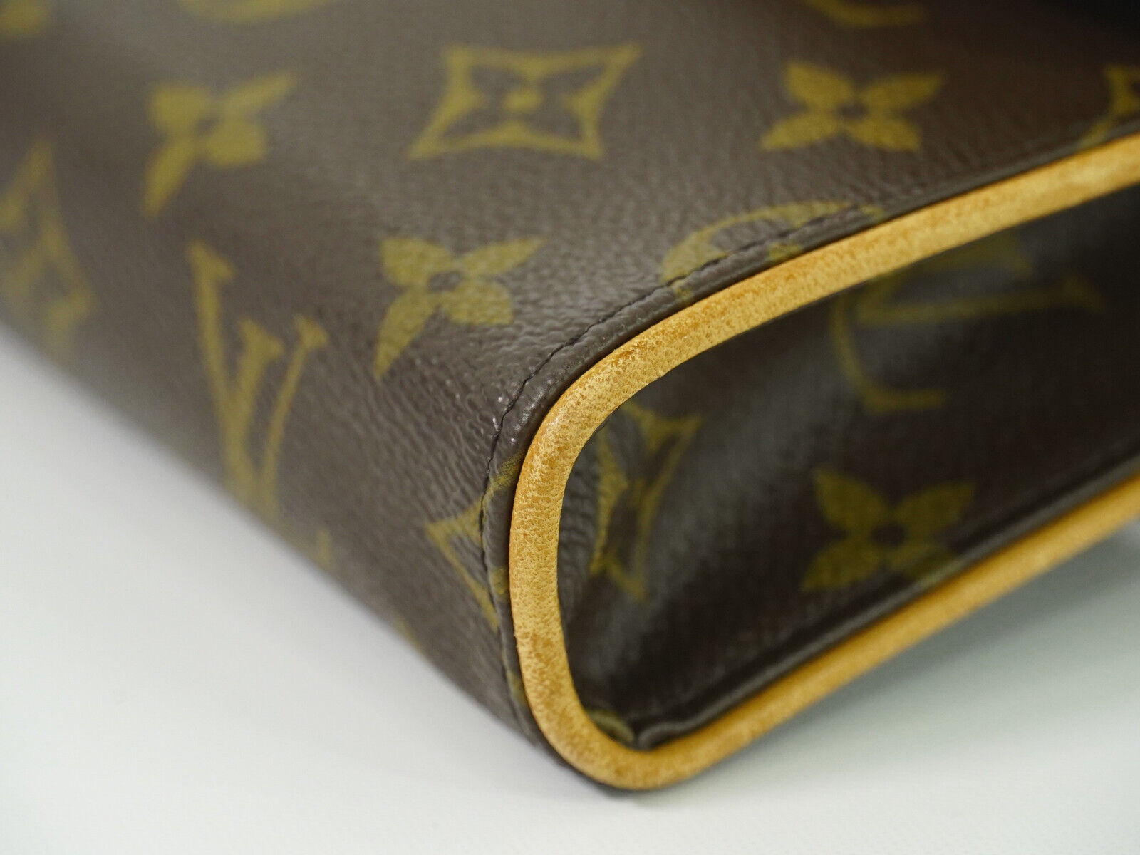 Louis Vuitton Florentine Waist Bag Monogram Canvas, BROWN, CANVAS, Clutche & pouche