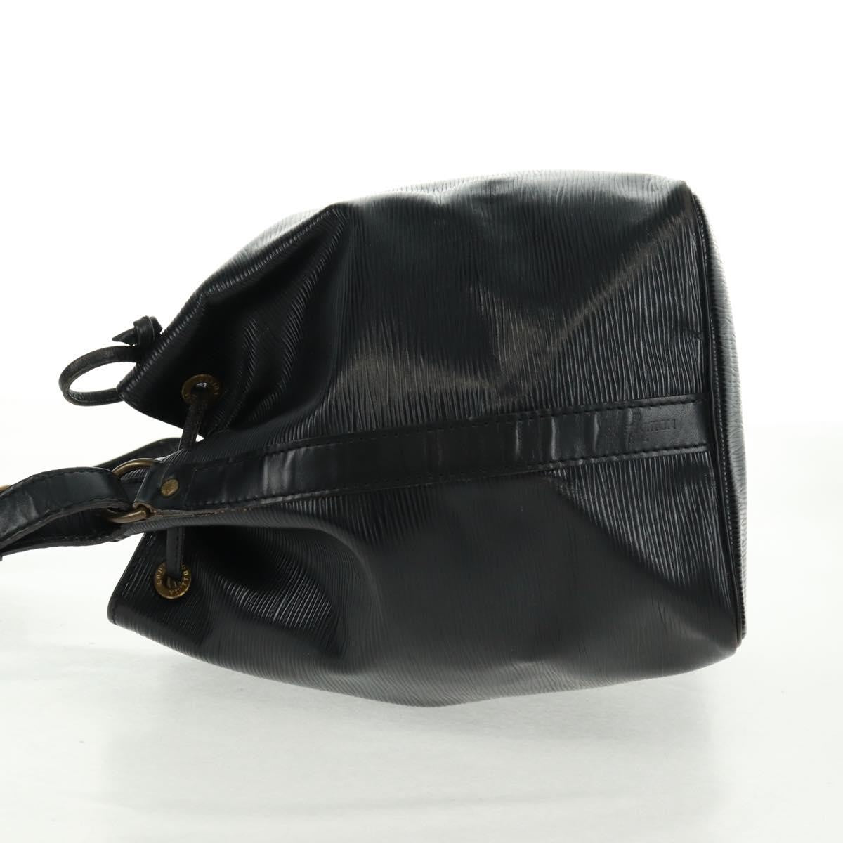 Louis Vuitton Petit Noe Handbag Epi Leather, BLACK, LEATHER, Shoulder bag